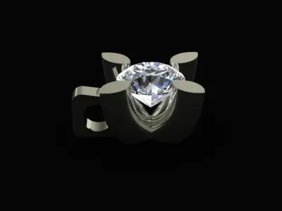 Diamond Necklace 3D print model