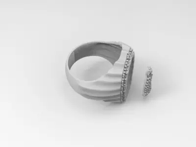 anillo virgen guadalupe  3D print model