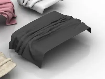 bed sheet  Free 3D model