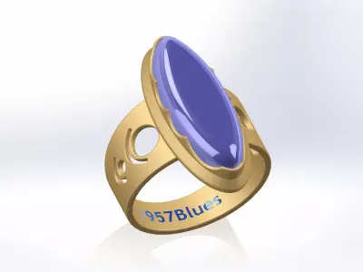 Jewelry Ring Design 3D model