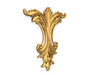 Classic decor ornament carved 08 3D model
