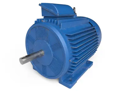 Electric motor 3D model
