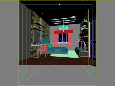 bedroom 20 3D model