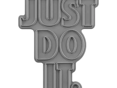 Just Do It Neon Sign 3D model purchase