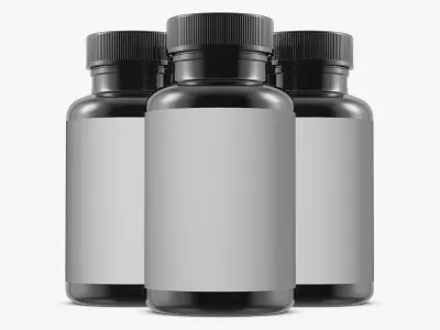 Vitamin Bottle 3D model