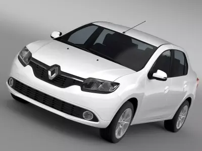Renault Logan 2015 3D model
