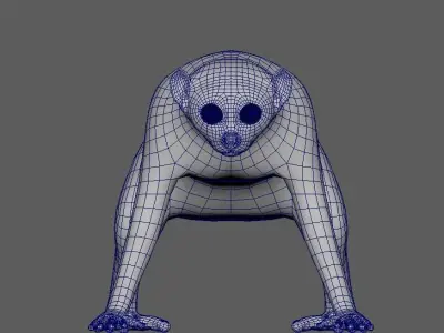 Slow Loris Body Base 3D model