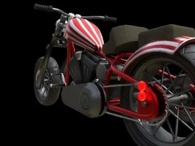 High detailed Bobber model from GTA 5 Free low-poly 3D model