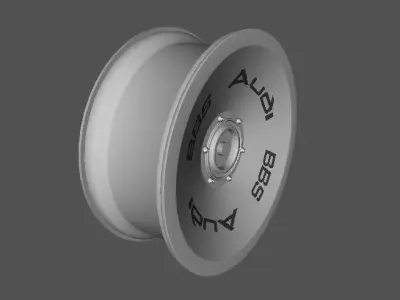 BBS Fan Low-poly 3D model