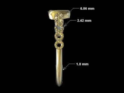 heart ring  3D print model