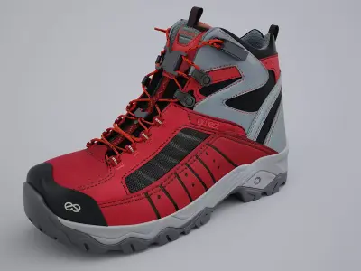EWEST Mountainhiking boots 3D model