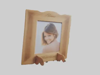 Personalized photo frame model Low-poly 3D model