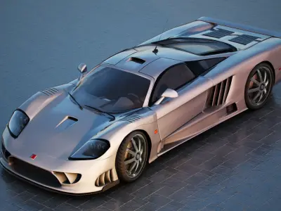 Saleen S7 3D model purchase