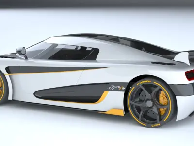 Hybercar Agera RS 3D model