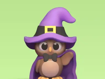 Owl Witch 3D print model