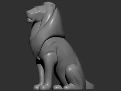 3d Lion  model Figurine Statue  sculpture Ornaments   printable 3D print model