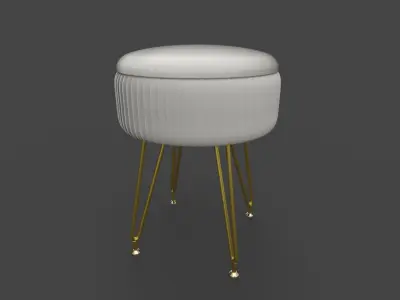 Modern Stool 3D model