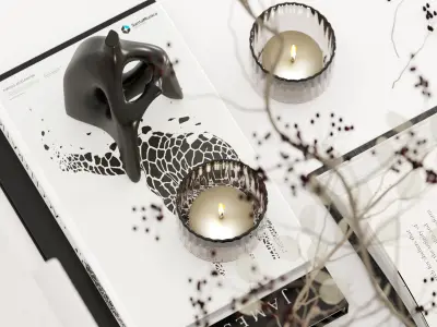 Decorative set 01 3D model