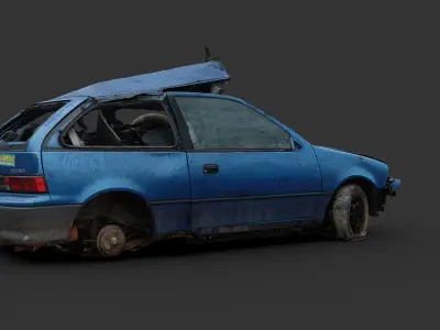 Old Car 3D model