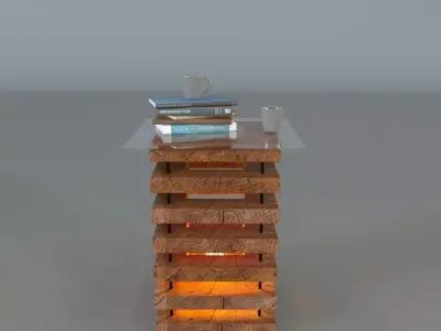 Decorative Coffee Table 3D model