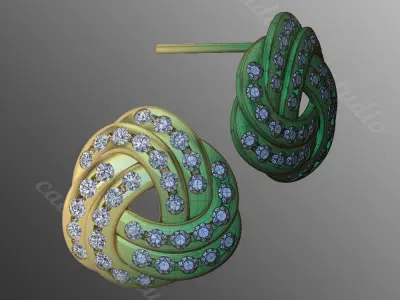 Earrings od54 3D print model