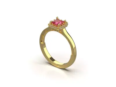 ring code 121 3D print model