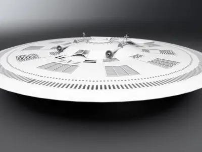 The Thing Saucer Scale model 3D print model