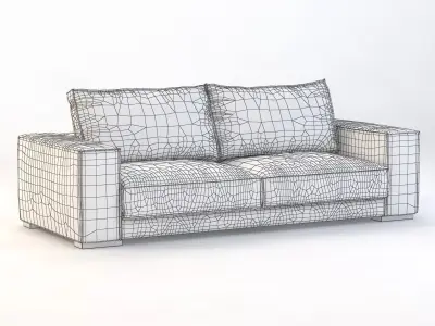 Detail Sunpan Baretto Sofa 3D model