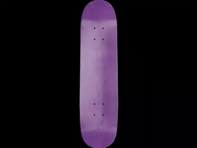Realistic skateboard deck  3D model
