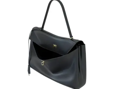 Balenciaga Rodeo Bag Black Low-poly 3D model