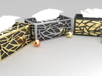 tissue box Model 1 3D model