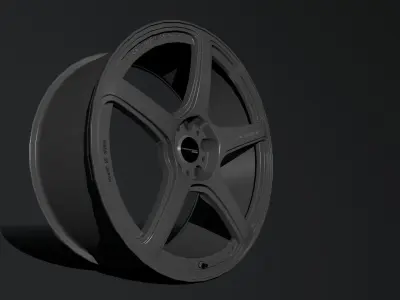 Work Emotion T5R Low-poly 3D model