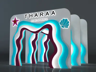  Event Gate Counter Exhibition Entrance Design a669b 3D model