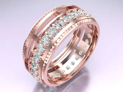 Diamond Ring  - N6266 Free 3D print model