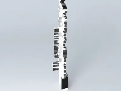 Vertical garden Decoration Free 3D model