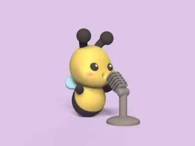 Bee Band 3D print model