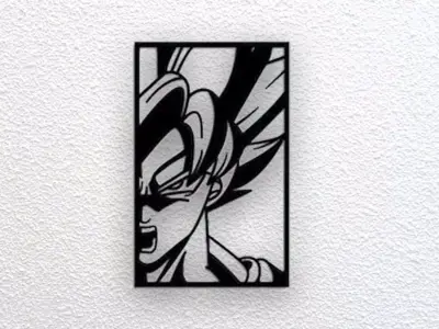 Anime Wall Art 3D print model