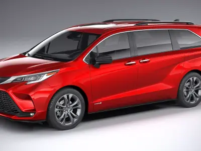 Toyota Sienna XSE 2021 3D model
