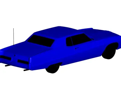 Buick Electra Coupe 1971 3D model
