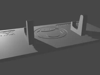 Mario Game and Watch Stand for console - Mushroom 3D model