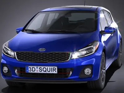 Kia Forte5 2017 3D model