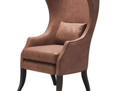 Quintus Home Busam Wing chair 3D model