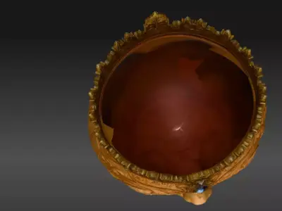 Royal Pumpkin 3D Model Luxury Halloween Face Jack-O-Lantern 3D print model