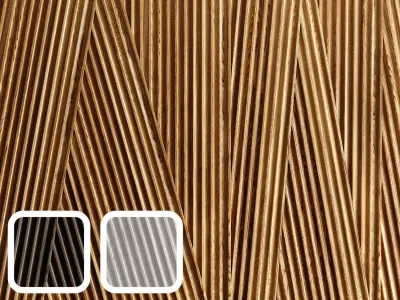 Wooden panels planken 3D model