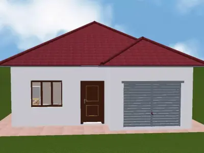 House 9 plans for 3D model