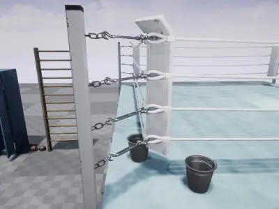 BOX pack props Low-poly 3D model