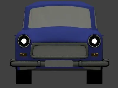 Trabant 601 Combi 3D model