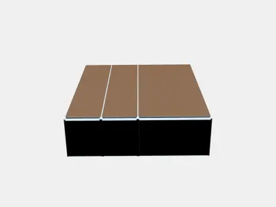 PAX 3 wardrobe frames 4 Low-poly 3D model