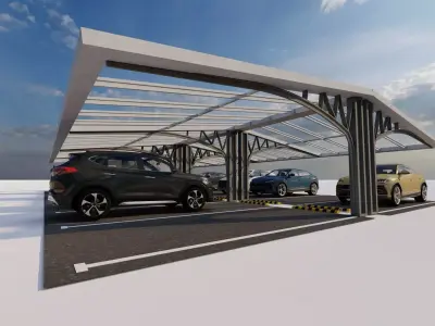 Parking-Parking Lot 3D model