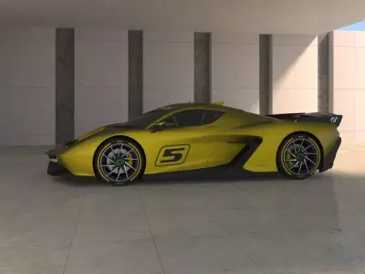 PININFARINA FITTIPALDI EF7 2017 - 3D model